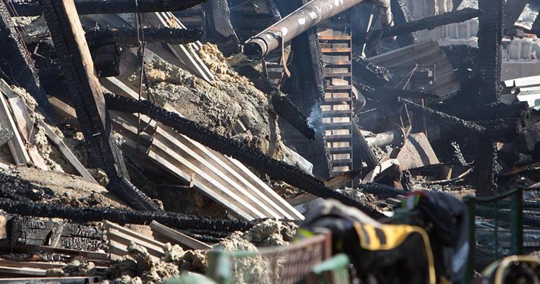 ФОТО: Голем пожар уништи една од најголемите пилани во Хрватска