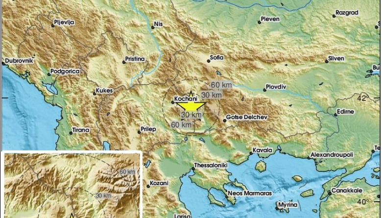 Земјотрес ја потресе Македонија, еве каде беше епицентарот!