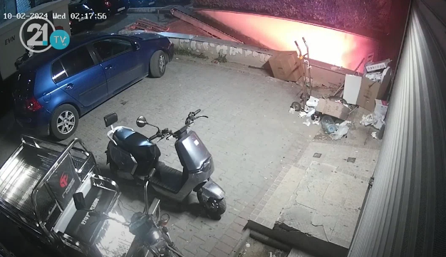 ЕКСКЛУЗИВНО ВИДЕО: Еве како избувнал пожарот во станбената зграда во Чаир