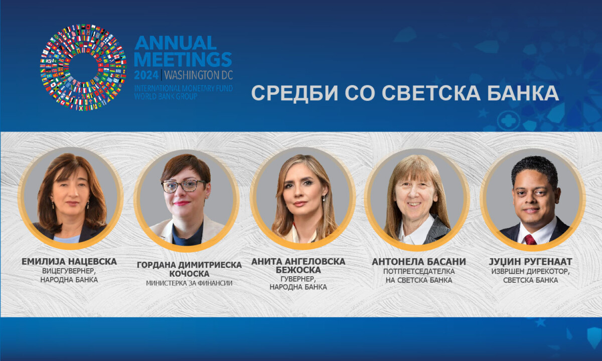 Средби со Светската банка: Мерките на Народната банка во насока на зајакнување на отпорноста на банкарскиот систем
