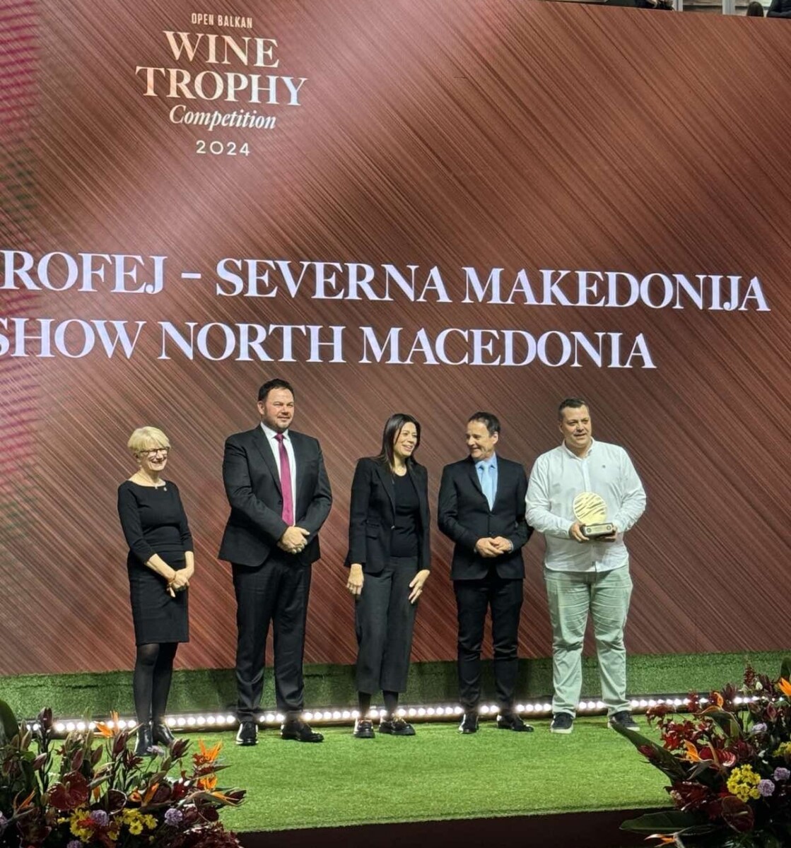 „Бела Вода“ на „Tikveš Château & amp Domaines“ прогласено за најдобро вино од земјава на Open Balkan Wine Trophy Competition во Белград