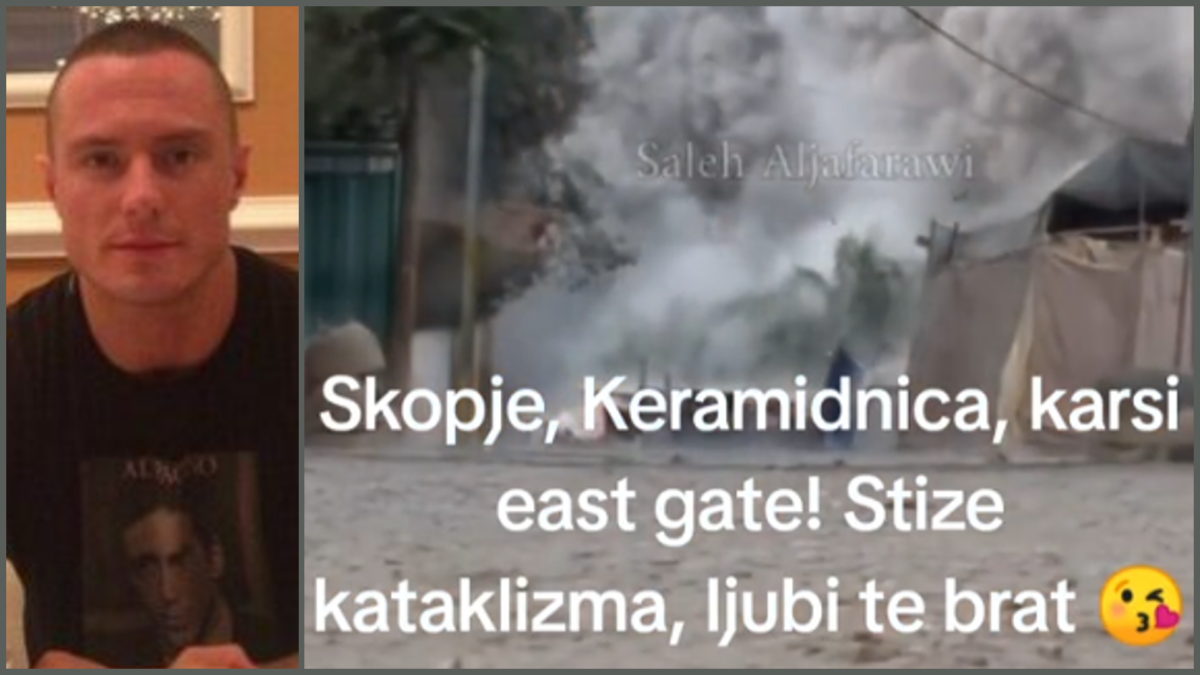 ВИДЕО: Бомбата во дворот на Раде Штекли била најавена на Тик-Ток