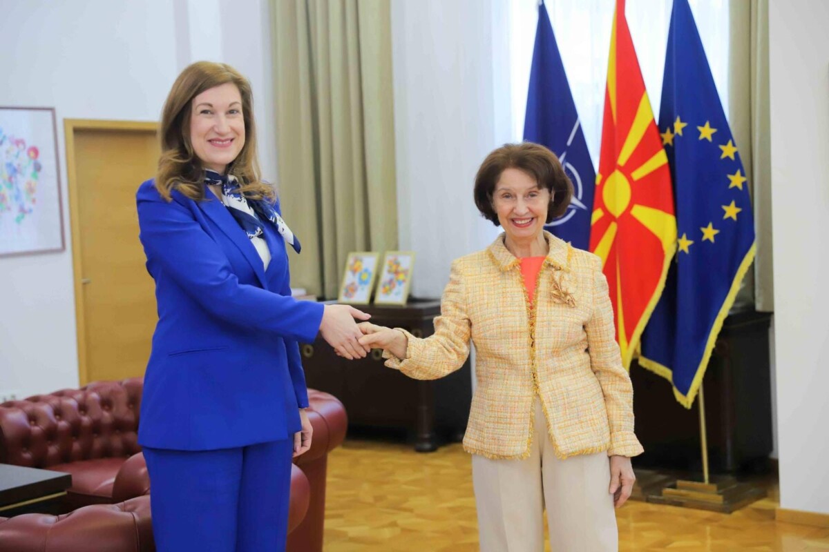 Сиљановска Давкова ја прими амбасадорката на Република Србија, Невена Јовановиќ