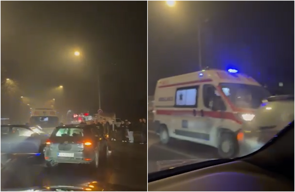 ВИДЕО Тешка сообраќајна несреќа вечерва и во Чаир