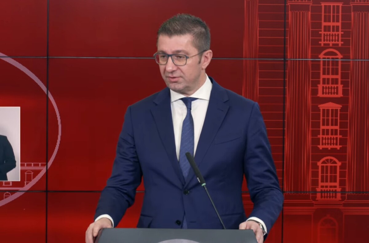 „Има сомневање дека лица се здружиле и направиле криминал од 6,5 милиони евра“, вели Мицкоски за денешната акција