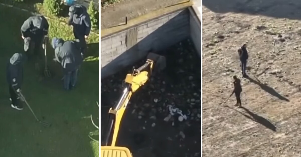 ВИДЕО Со багер се копаше да се најдат бункерите и објекти на криминалната група во скопско