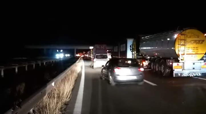ВИДЕО Сообраќајка на автопатот Скопје – Куманово
