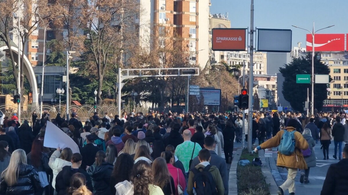 Протестен марш од „Партизанска“ до Собранието: Фросина е жртва на системот!
