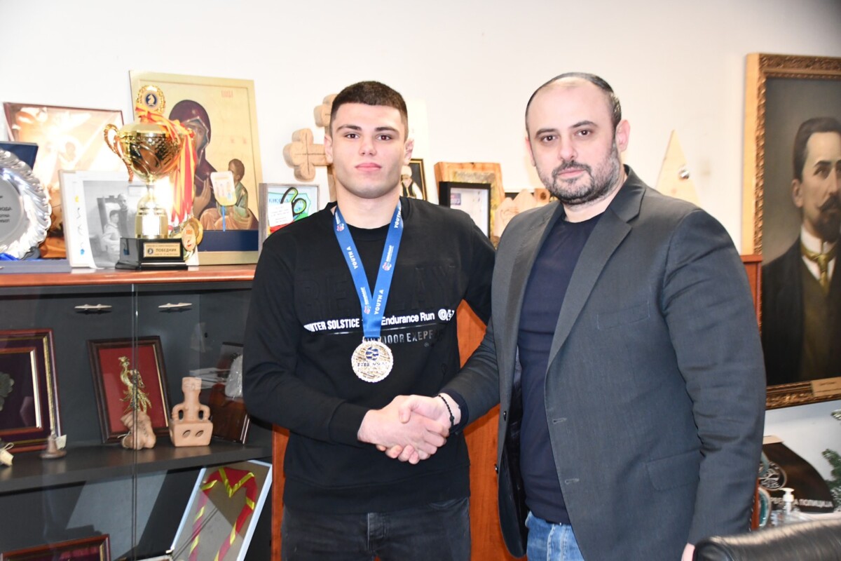 Ѓорѓиевски на средба со Марко Трајановски, млад борец кој испиша историја!