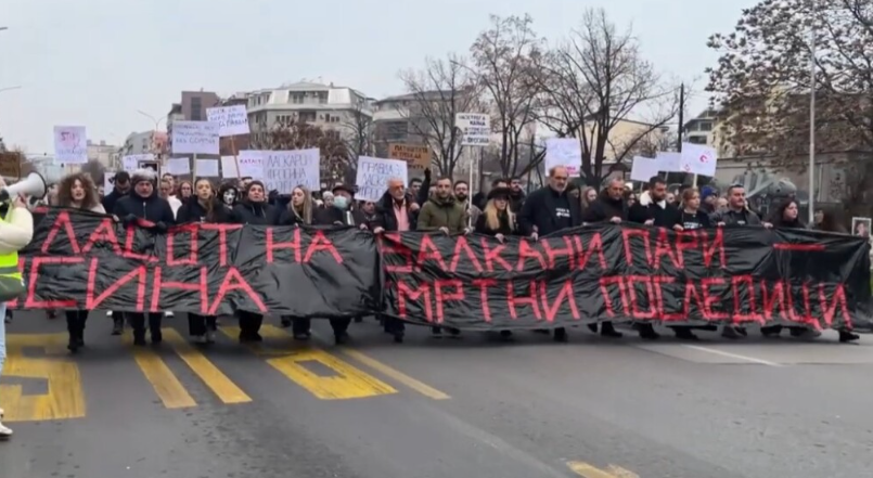 Се одржа нов протестен марш во Скопје: Потребни сме му на нашиот град и на нашето општество заедно!