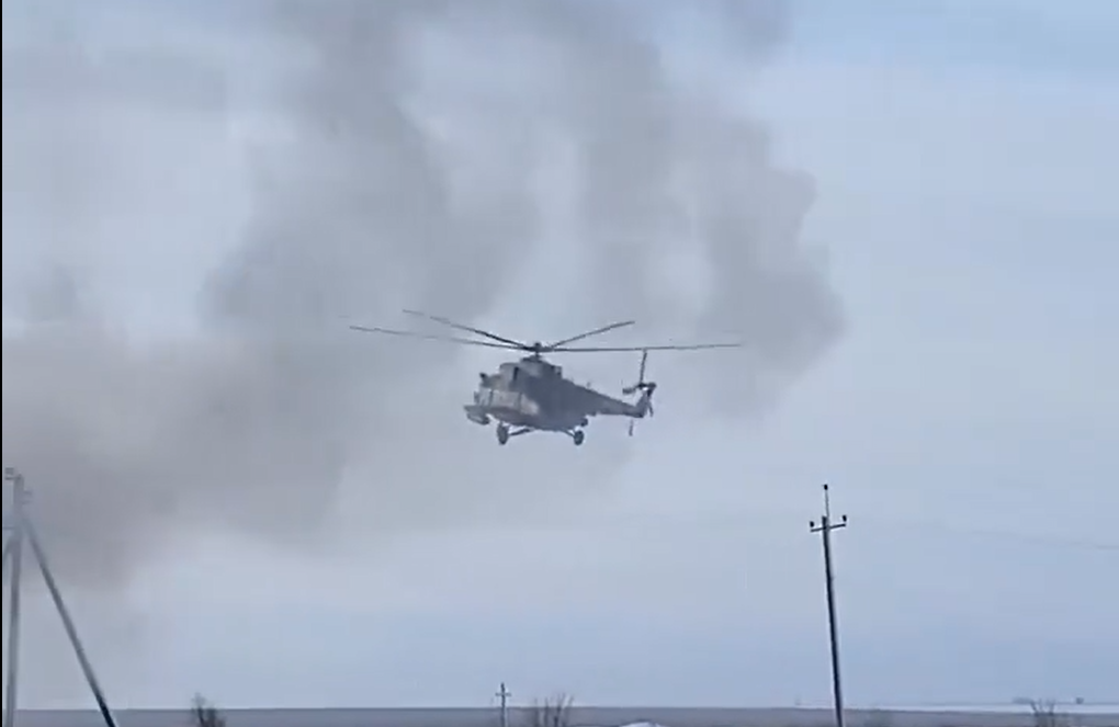 ВИДЕО Македонскиот Ми-24 напаѓа руски цели во Доњецк