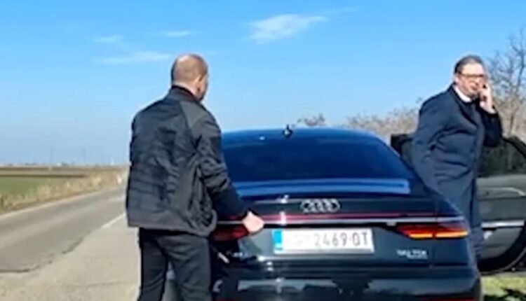 Зголемени безбедносни мерки за Вучиќ по инцидент со службеното возило
