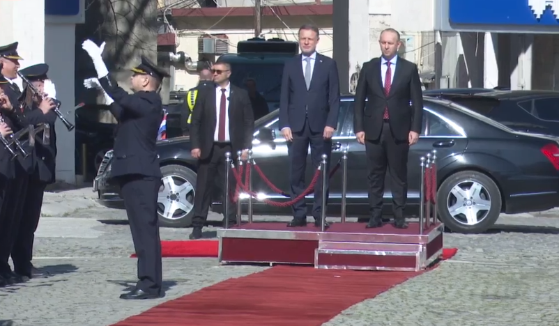 Со свечена церемонија Гаши го пречека претседателот на хрватскиот Сабор Јандроковиќ