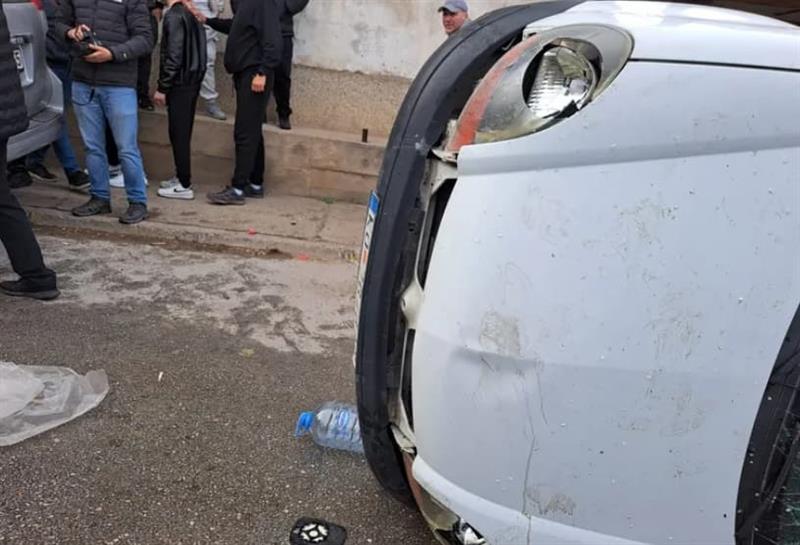 ФОТО Фрлени камења кон фирмата која ја управувал сопственикот на дискотеката „Пулс“, превртено и возилото