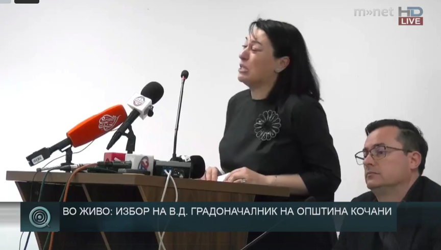 Советничката од ВМРО-ДПМНЕ во Кочани низ солзи поднесе оставка: „Сите идеали не вредат колку солзите на едно дете“