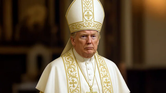 Трамп: Би сакал јас да бидам папа!
