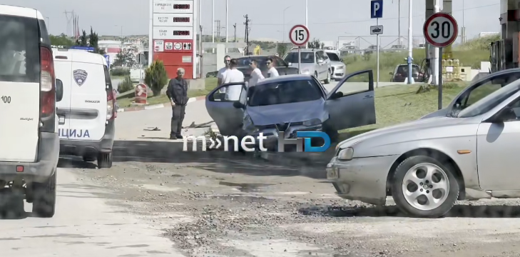 ВИДЕО Сообраќајка на излезот од Штип