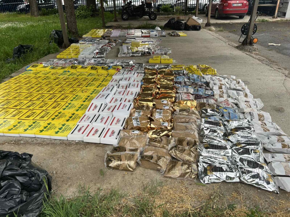 Голема полициска акција во Тетово: Пронајдени 453 штеки цигари и 199 килограми тутун без документација, уапсени шест лица!