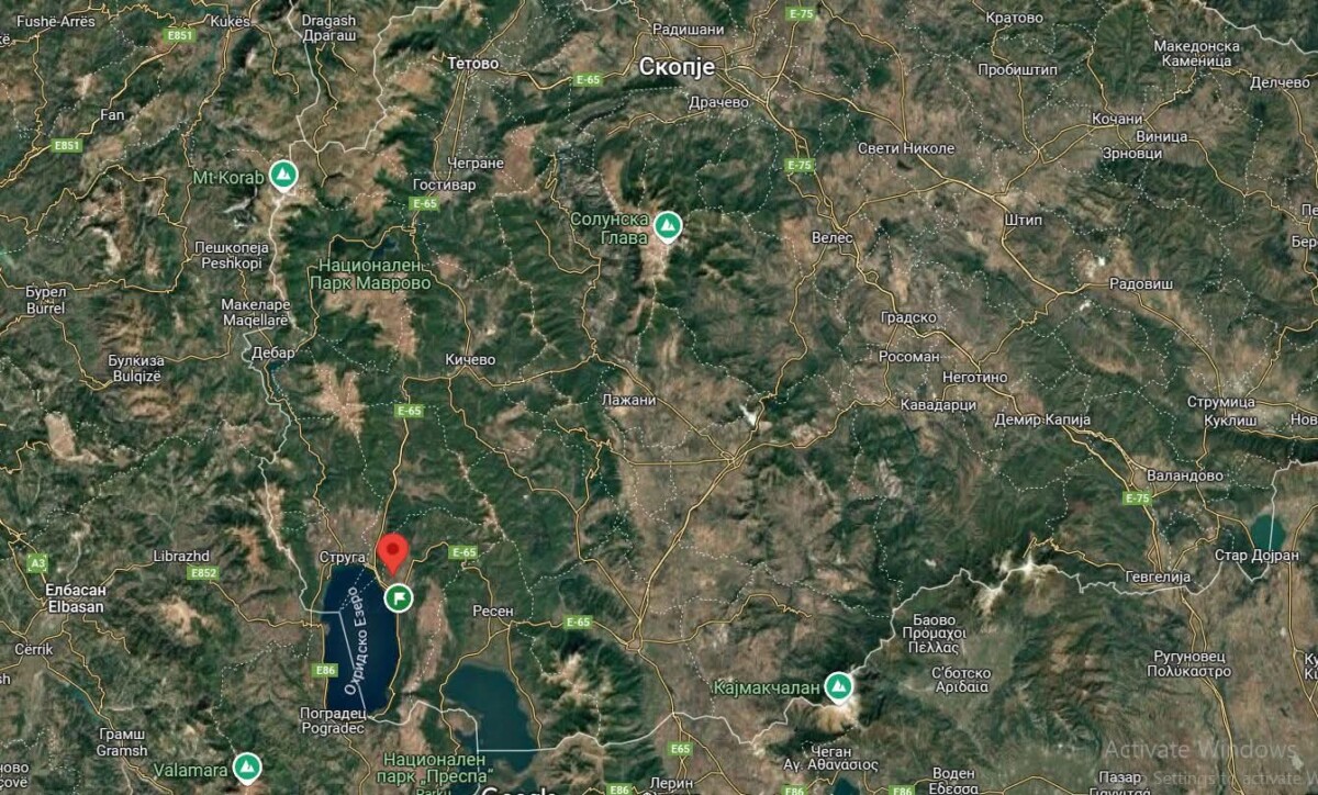 Серија земјотреси во Охридско, најсилниот со јачина од 3.8 степени – почувствуван и во Струга и околината