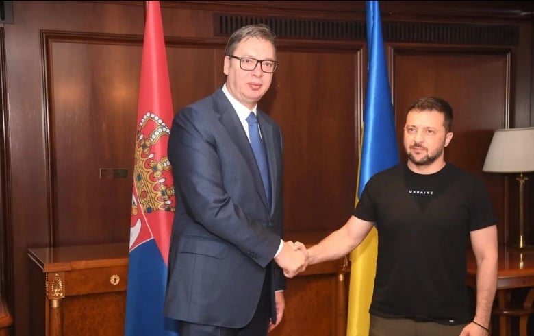 Вучиќ во Украина, првпат од почетокот на војната