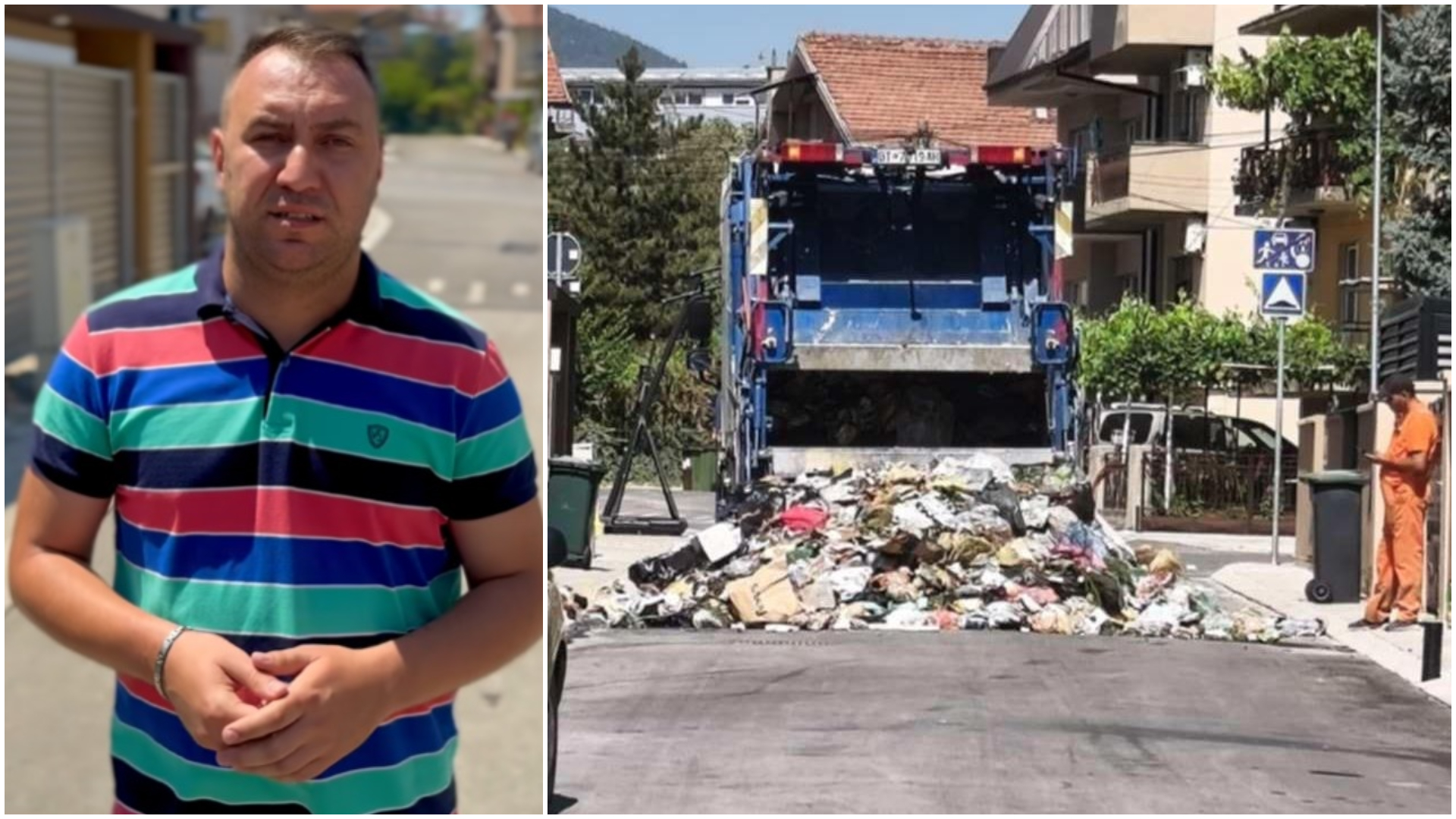 ВИДЕО Комуналците притиснале погрешно копче, па ѓубрето го истоварија среде улица, директорот се извини на битолчани