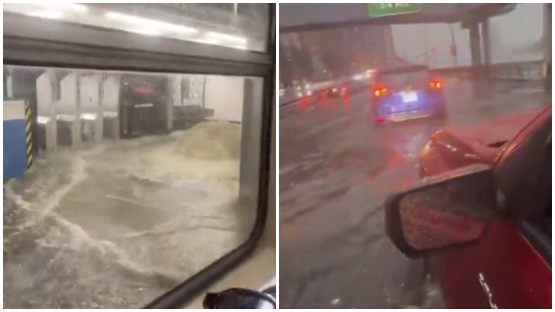 ВИДЕО Катастрофални поплави во Њујорк и Њу Џерси: Водата го поплави метрото, откажани летови
