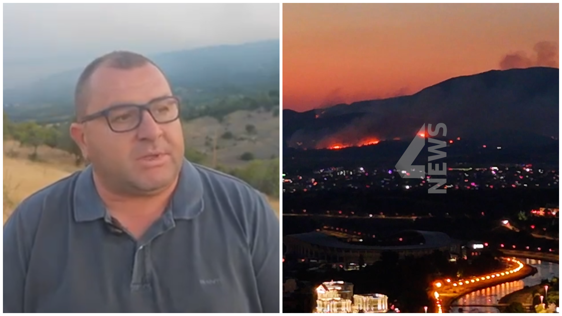 Прогласена вонредна состојба во Чучер Сандево – пожарот надвор од контрола
