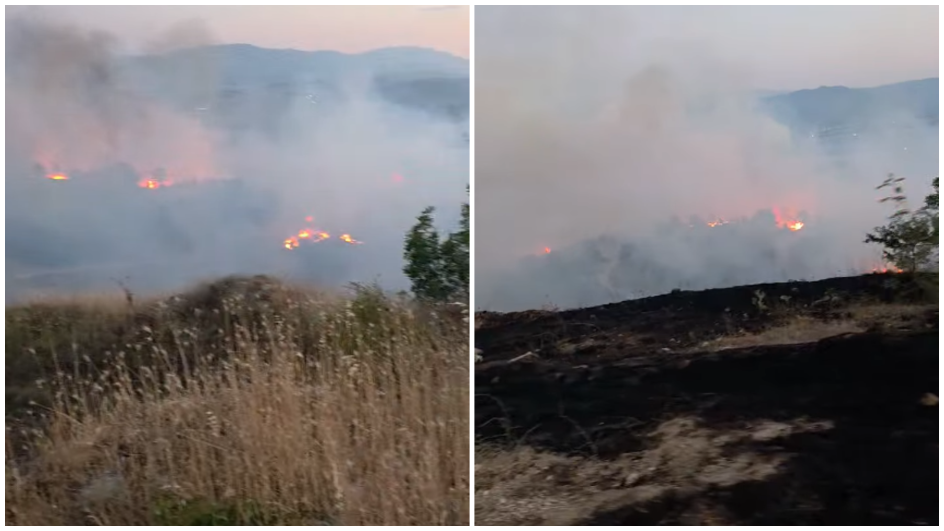 ВИДЕО Состојбата со пожарот во Општина Чучер Сандево е алармантна!