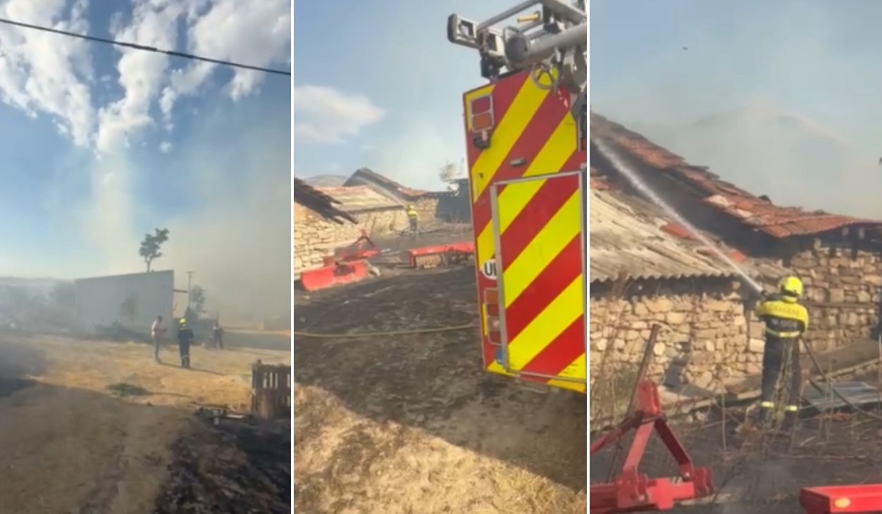 ВИДЕО Зафатени куќи во село Делисинци кај Свети Николе