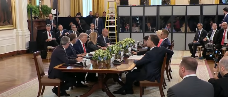 Во тек е состанок меѓу Трамп и европските лидери!