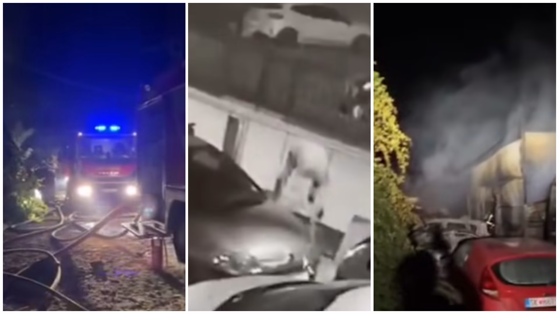 ВИДЕО Подметнат пожар во сервис за возила во Пинтија
