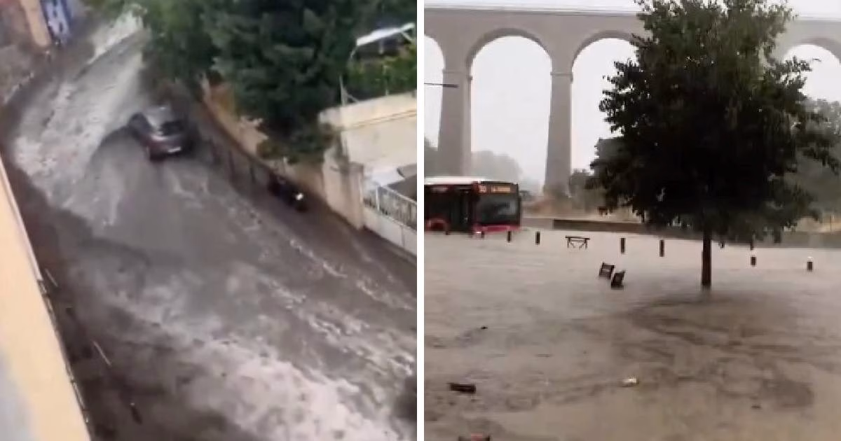 ВИДЕО Огромни поплави и бури го погодија југот на Европа – има мртви
