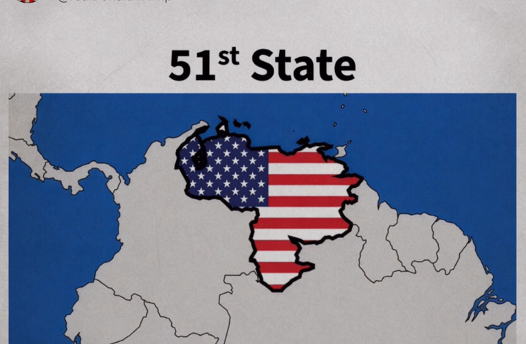 Трамп објави мапа на Венецуела како 51-ва американска држава