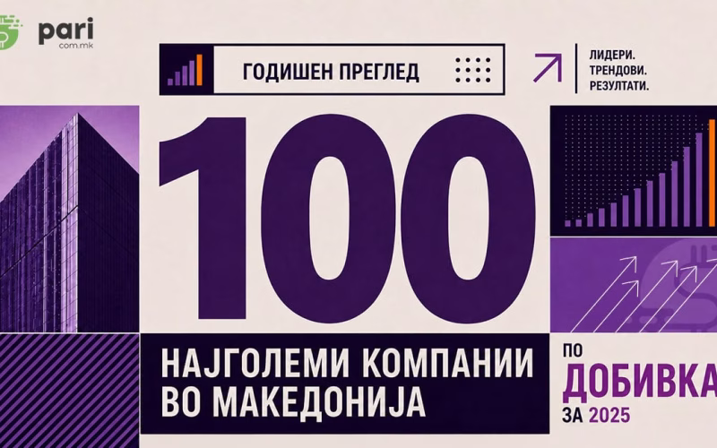 Кои се најпрофитабилните 100 компании во Македонија?