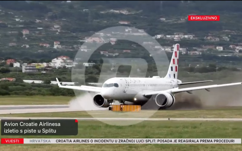 ВИДЕО Зошто авионот излета од пистата во Сплит: Искусни пилоти го открија веројатниот причинител