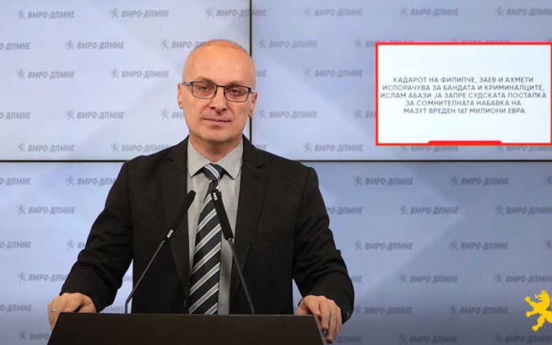 Милошоски: Обвинителството работи за интерес на криминални структури наместо за правдата