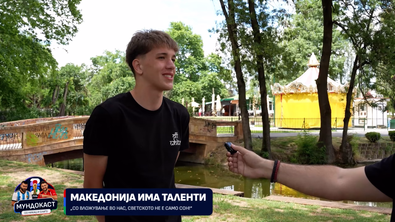 Македонскиот талент Матеј Николов по триумфот со Атлетико Мадрид: Во Шпанија се живее за фудбалот!