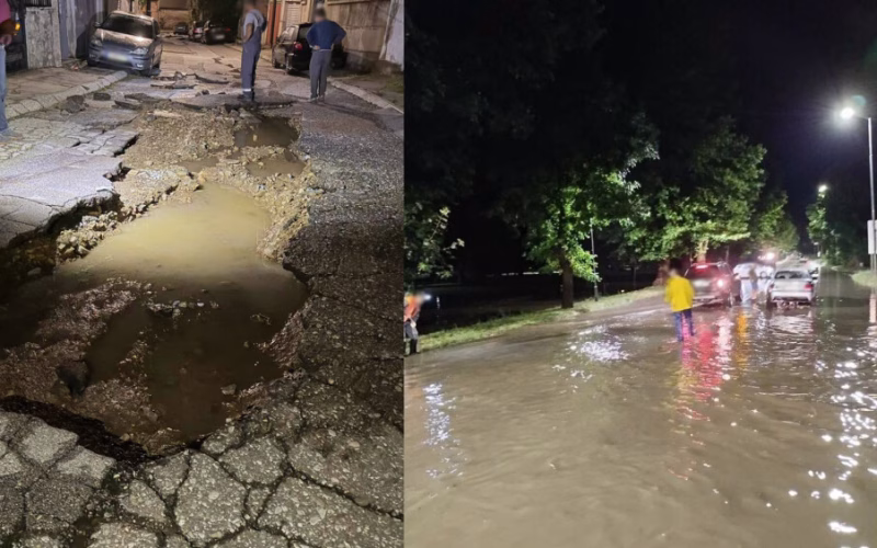 Невремето предизвика штети во Битола, екипите на јавните претпријатија на терен
