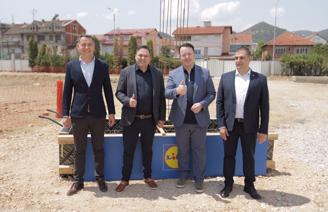 И Струмица го добива својот Lidl: Поставен камен-темелникот на новиот маркет