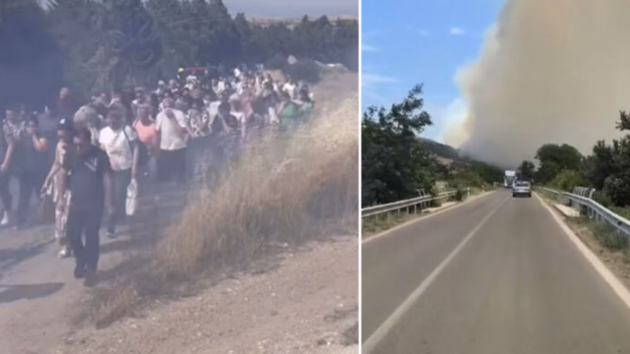 Драматично попладне во Штип: Огнот евакуираше фабрика, изгоре фотоволтаична централа