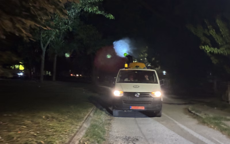 Трето вонредно прскање против комарци во Драчево
