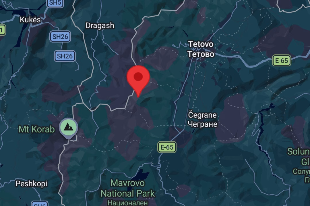 Земјотрес попладнево во Македонија