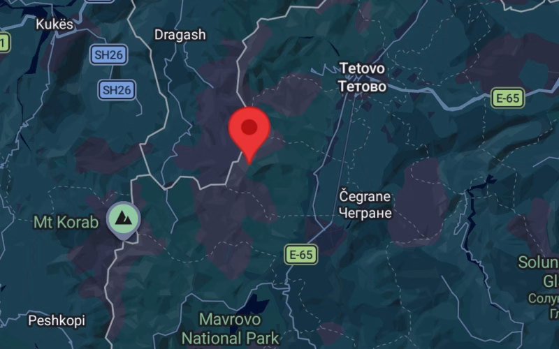 Земјотрес попладнево во Македонија