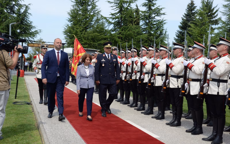Армијата одбележа 34 години: Сиљановска, Мисајловски и Лафчиски со пораки за посилна одбрана