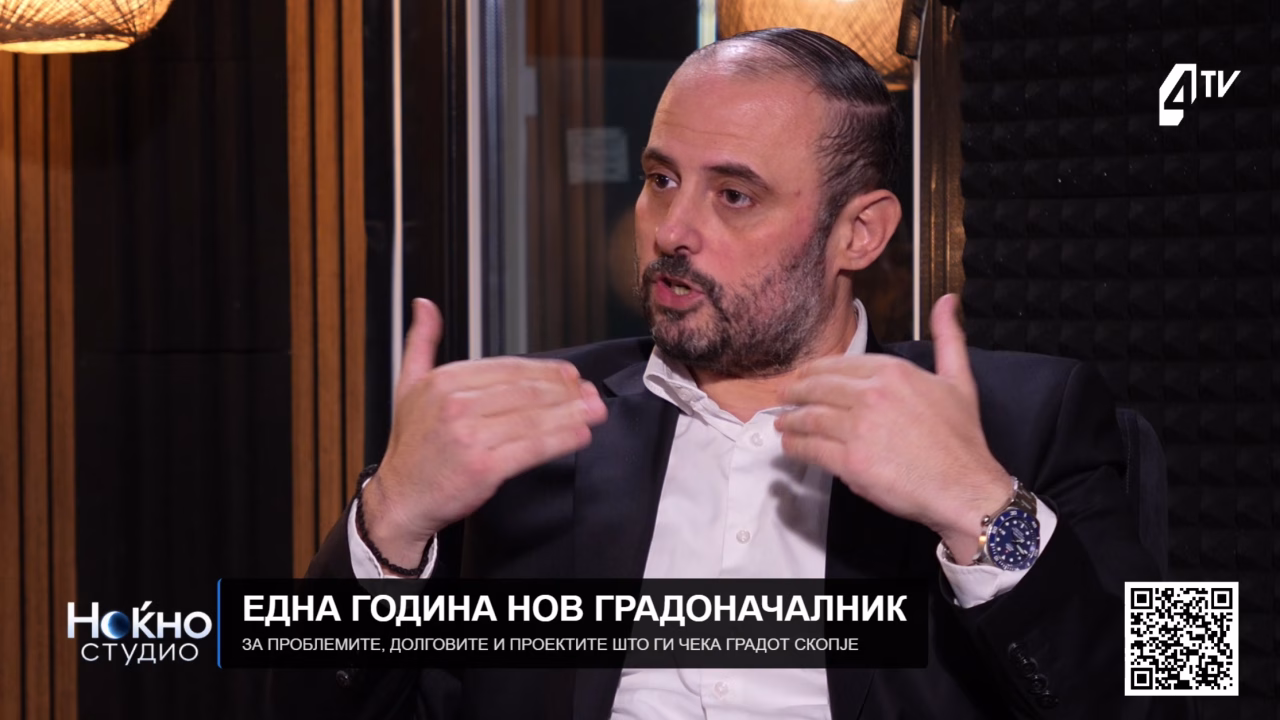 Орце Ѓорѓиевски по речиси една година на чело на Скопје: Наследивме долг од 300 милиони евра, денес градот не должи ништо