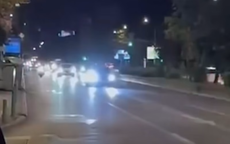 Кривични пријави за возачот кој со мотор дивееше на улица во Скопје