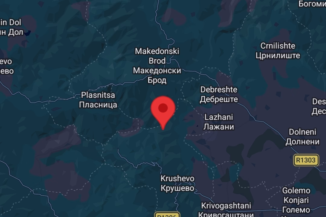 Земјотрес утрово во Македонија, епицентарот меѓу Македонски Брод и Крушево